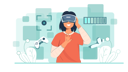 پیش‌نمایش فایل girl-playing-vr-game-8298618 از پک گیمینگ