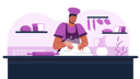 پیش‌نمایش فایل baker-kneading-dough-at-bakery-12262894 از پک نانوایی