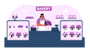 پیش‌نمایش فایل bakery-owner-holding-cake-box-12262895 از پک نانوایی
