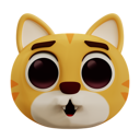 پیش‌نمایش فایل cute-cat-happy-11017115 از پک ایموجی گربه ناز