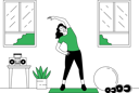 پیش‌نمایش فایل woman-practice-warmup-9586771 از پک ورزش