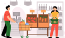 پیش‌نمایش فایل people-shopping-at-store-9775621 از پک خواربار