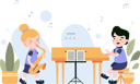 پیش‌نمایش فایل music-club-kids-9781754 از پک فعالیت آموزشی کودکان