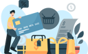 پیش‌نمایش فایل man-holding-credit-card-9781923 از پک تحلیلگر مالی