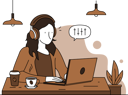 پیش‌نمایش فایل woman-listening-music-while-drinking-coffee-10463017 از پک فعالیت‌های دوستداران قهوه