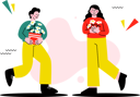 پیش‌نمایش فایل best-friends-giving-flowers-10640127 از پک دوستی