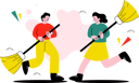 پیش‌نمایش فایل couple-cleaning-room-10640128 از پک دوستی