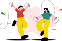 پیش‌نمایش فایل playing-jump-rope-together-10640126 از پک دوستی
