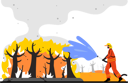 پیش‌نمایش فایل forest-fire-causing-air-pollution-10773358 از پک آلودگی هوا