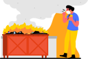 پیش‌نمایش فایل open-burning-of-trash-causing-air-pollution-10773356 از پک آلودگی هوا