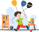 پیش‌نمایش فایل boy-playing-balloons-10772443 از پک فعالیت مهدکودک