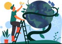 پیش‌نمایش فایل boy-planting-flower-10772424 از پک کمپین محیط‌زیست