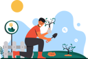پیش‌نمایش فایل boy-planting-tree-10772419 از پک کمپین محیط‌زیست