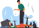 پیش‌نمایش فایل standing-piles-of-waste-and-rubbish-10772418 از پک کمپین محیط‌زیست