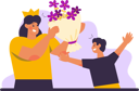 پیش‌نمایش فایل boy-giving-flowers-bouquet-to-his-mother-10913430 از پک روز مادر