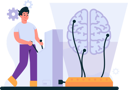 پیش‌نمایش فایل man-developing-ai-brain-11473410 از پک ربات هوش مصنوعی