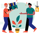 پیش‌نمایش فایل man-holding-discounted-freight-shipping-12058941 از پک جمعه سیاه