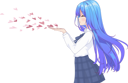 پیش‌نمایش فایل girl-blowing-flying-kiss-3327844 از پک دختر ولنتاین