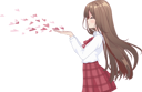 پیش‌نمایش فایل girl-blowing-hearts-3327845 از پک دختر ولنتاین