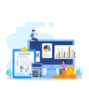 پیش‌نمایش فایل woman-and-man-working-on-financial-analysis-report-8862792 از پک حسابداری