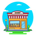 پیش‌نمایش فایل bakery-11640449 از پک مجموعه ساختمان‌های مغازه