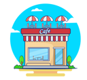 پیش‌نمایش فایل coffee-shop-11640451 از پک مجموعه ساختمان‌های مغازه