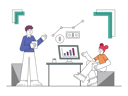 پیش‌نمایش فایل employees-analyzing-market-data-4374947 از پک امور مالی