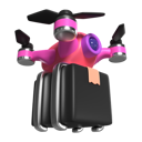 پیش‌نمایش فایل drone-courier-8656766 از پک تجارت الکترونیک