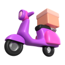 پیش‌نمایش فایل motorcycle-courier-8656795 از پک تجارت الکترونیک