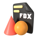 پیش‌نمایش فایل fbx-file-extension-10246288 از پک چاپ سه بعدی