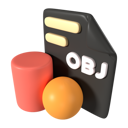 پیش‌نمایش فایل obj-file-extension-10246289 از پک چاپ سه بعدی