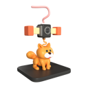 پیش‌نمایش فایل printing-dog-10093784 از پک چاپ سه بعدی