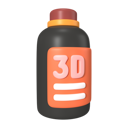 پیش‌نمایش فایل resin-bottle-9853060 از پک چاپ سه بعدی