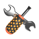 پیش‌نمایش فایل screwdriver-and-wrench-10093789 از پک چاپ سه بعدی
