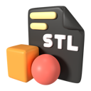 پیش‌نمایش فایل stl-file-extension-10246736 از پک چاپ سه بعدی