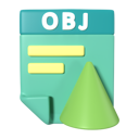 پیش‌نمایش فایل obj-file-extension-10293762 از پک چاپ سه بعدی