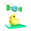 پیش‌نمایش فایل printing-duck-10114680 از پک چاپ سه بعدی