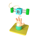 پیش‌نمایش فایل printing-hand-10114682 از پک چاپ سه بعدی