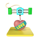 پیش‌نمایش فایل printing-heart-10114732 از پک چاپ سه بعدی
