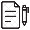 پیش‌نمایش فایل write-file از پک آیکون های فایل و سند