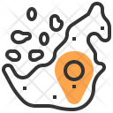 پیش‌نمایش فایل dubai-map از پک نمادهای امارات متحده عربی