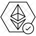 پیش‌نمایش فایل ethereum-logo-12923081 از پک بازار سهام و مالی