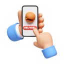 پیش‌نمایش فایل food-delivery-app-8593387 از پک خرید آنلاین جلد 3