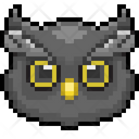 پیش‌نمایش فایل black-owl-head-8021207 از پک سر حیوان