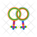 پیش‌نمایش فایل lesbian-symbol-11772732 از پک ماه غرور دگرباشان