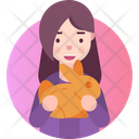 پیش‌نمایش فایل girl-playing-with-rabbit-2450050 از پک آدم‌های خوشحال