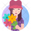 پیش‌نمایش فایل girl-with-flower-2450044 از پک آدم‌های خوشحال