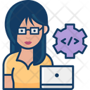 پیش‌نمایش فایل woman-developer-3349036 از پک مشاغل زنان