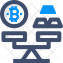 پیش‌نمایش فایل bitcoin-vs-gold-3415756 از پک ارز دیجیتال، پایه و ۱