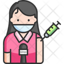 پیش‌نمایش فایل journalist-female-3607797 از پک آواتارهای واکسیناسیون